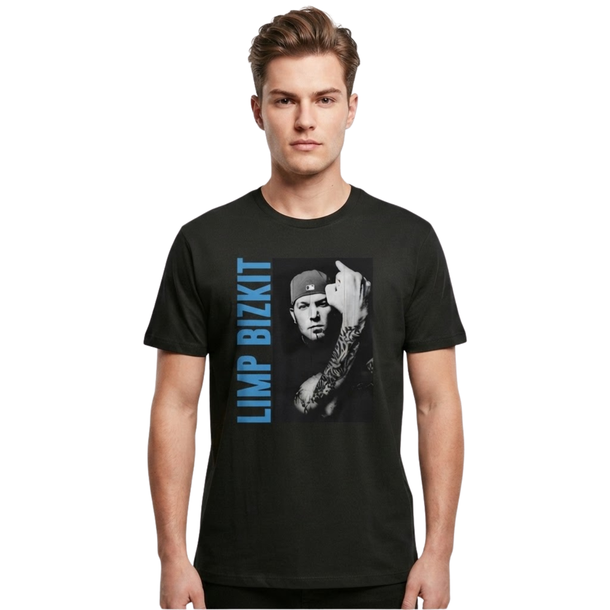 Limpbizkit T-Shirts – Iconic Black & White Photo T-shirts 2 - Limp Bizkit Merch 1 1 - Limp Bizkit Merch