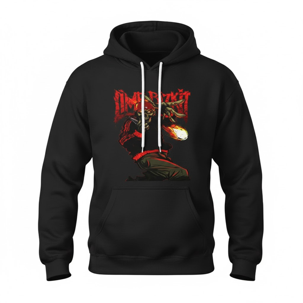 Limp Bizkit Fire Hoodie 1 - Limp Bizkit Merch - Limp Bizkit Merch
