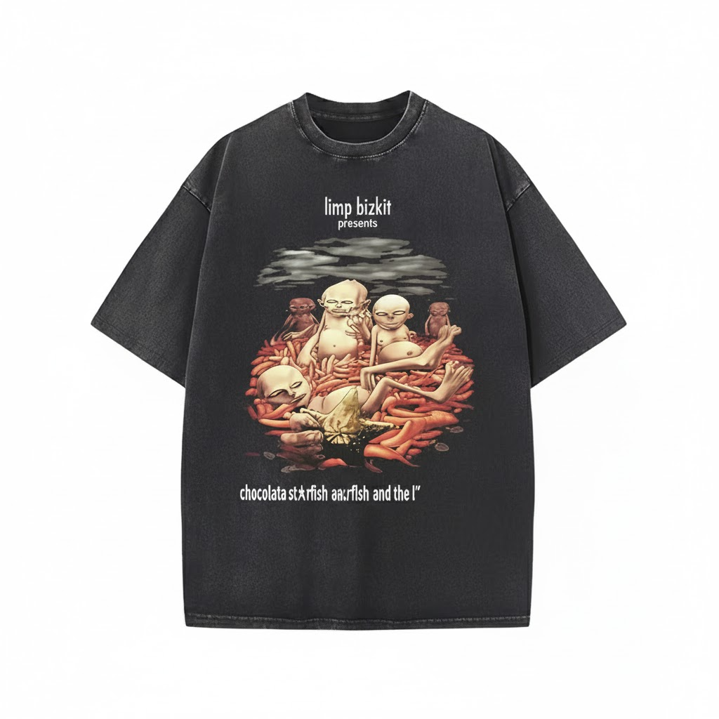 Washed Vintage Anger Management Tour Limp Bizkit T-shirt 3 - Limp Bizkit Merch - Limp Bizkit Merch
