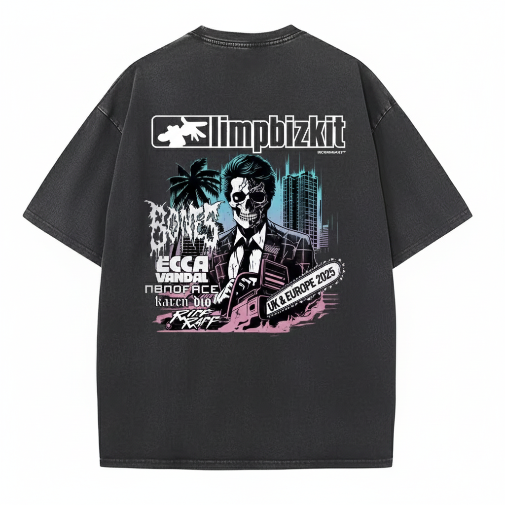 Washed Vintage Loservilla Rock Band Limp Bizkit T-Shirt 2 - Limp Bizkit Merch Gemini Generated Image 90lb1k90lb1k90lb - Limp Bizkit Merch