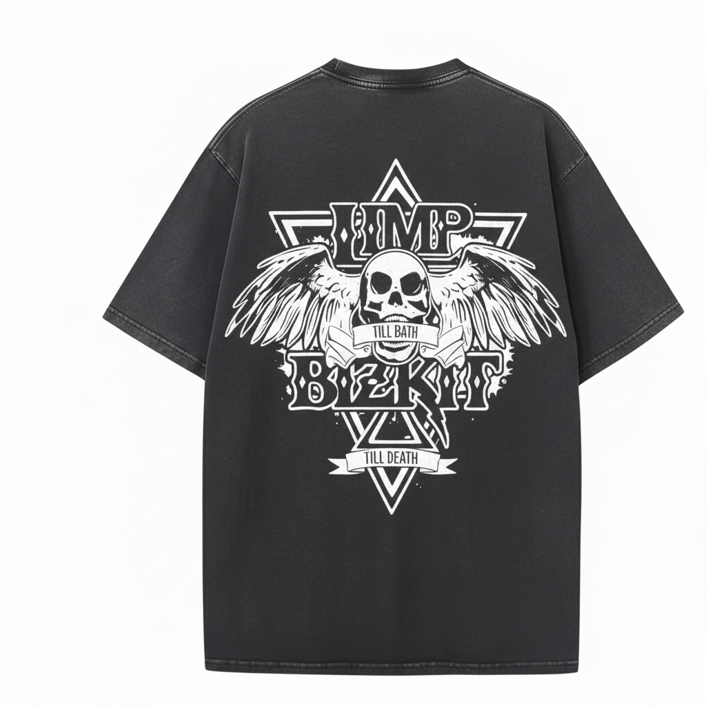 LIMP BIZKIT 2009 ワールドツアー Tシャツ ガンズ クロスロゴ Limp Bizkit Vintage Black T-Shirt – Parallel
