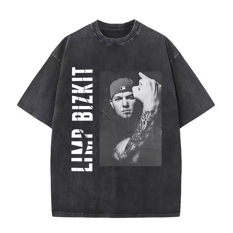 Washed Vintage Rock Band Black Member T-Shirt 1 - Limp Bizkit Merch S0440d3128ca94a16a5443d65caa4eca - Limp Bizkit Merch