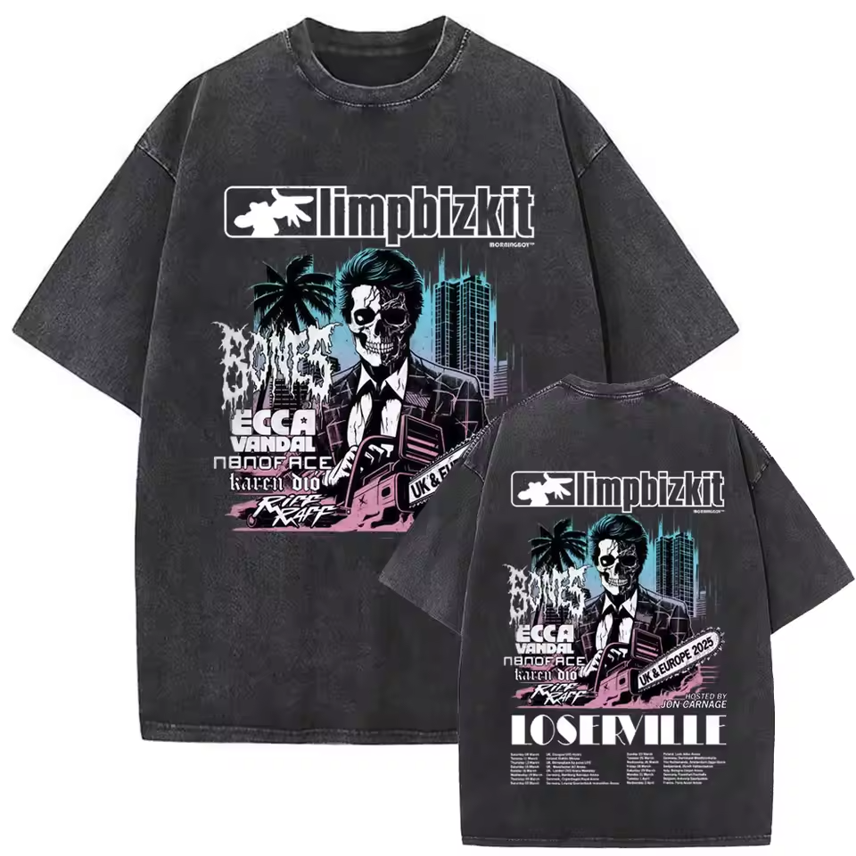 Washed Vintage Loservilla Rock Band Limp Bizkit T-Shirt 1 - Limp Bizkit Merch Sb4d5b485996c400f8ea2d3f7b7c9ef8 - Limp Bizkit Merch