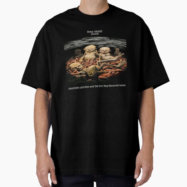 Chocolate starfish and the hot dog flavored water Oversized T-Shirt RB1211