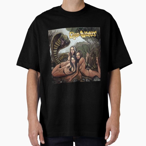 Gold cobra Oversized T-Shirt RB1211