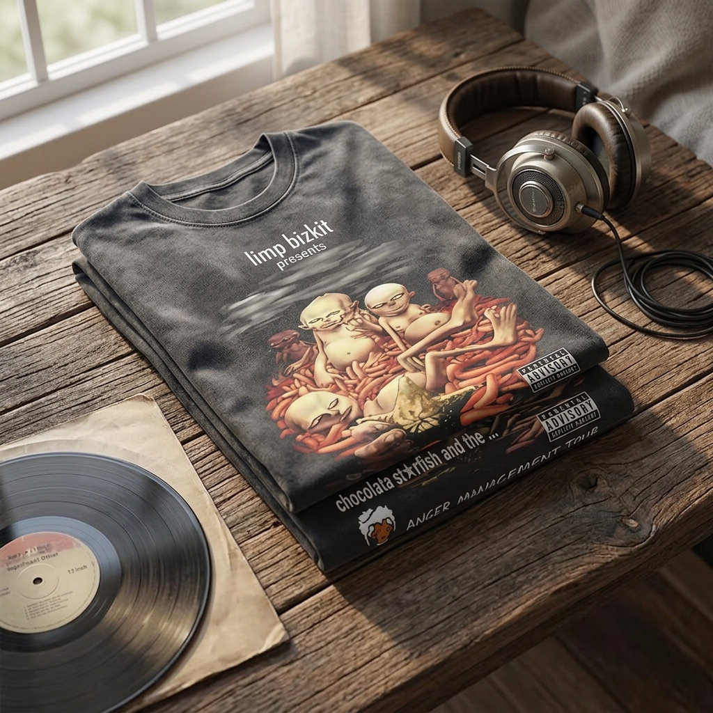 Washed Vintage Anger Management Tour Limp Bizkit T-shirt 4 - Limp Bizkit Merch studio mockup 0 65 - Limp Bizkit Merch