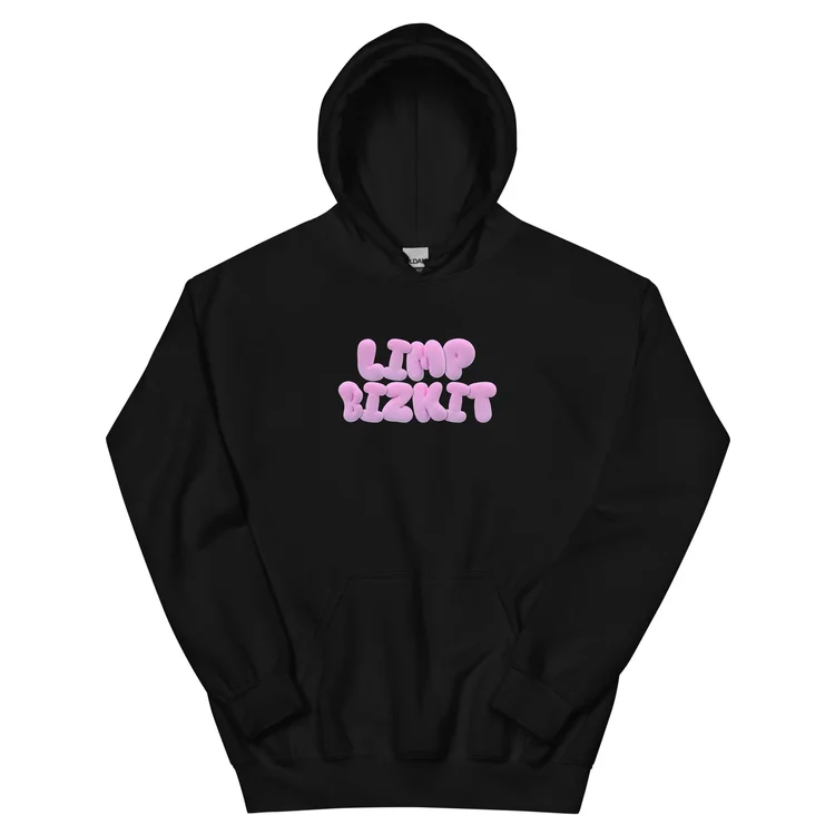 Limp Bizkit With Pink Logo DTNK2501 Hoodie 1 - Limp Bizkit Merch unisex heavy blend hoodie black - Limp Bizkit Merch