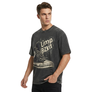 Washed Distressed Graphic HTCT2206 Limp Bizkit T-Shirt 5 - Limp Bizkit Merch 2 1 - Limp Bizkit Merch