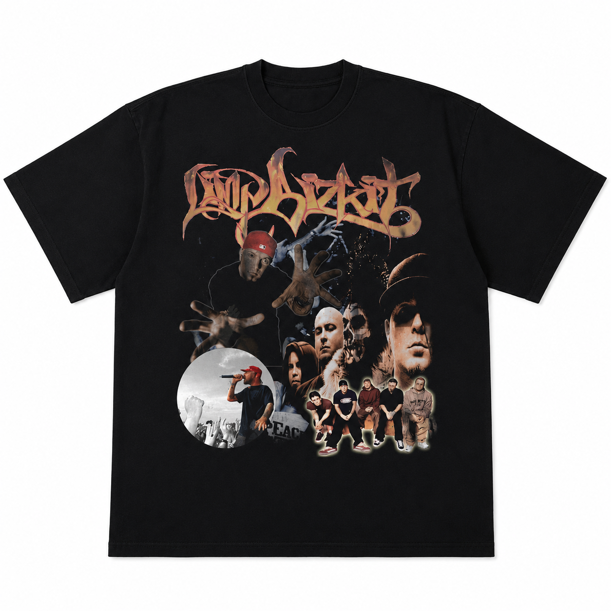 Vintage Band Collage Graphic LA 0206 T-shirt 1 - Limp Bizkit Merch 5620a7ef 3ffb 484c a533 8ddb5c894469 - Limp Bizkit Merch