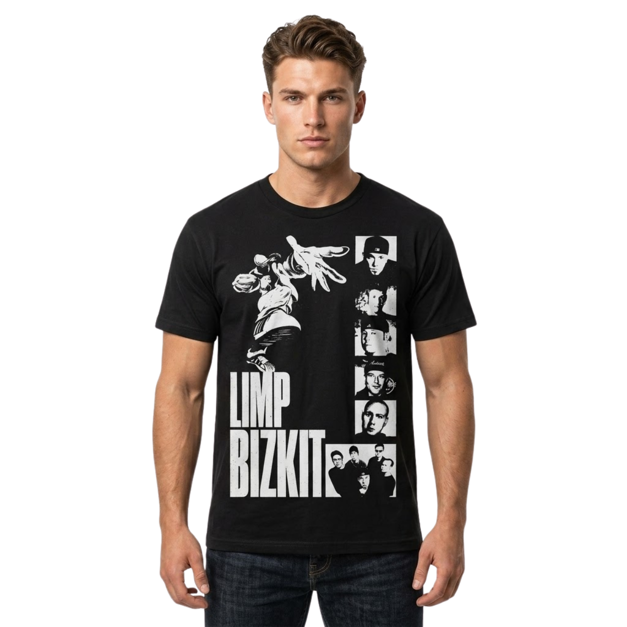 Grunge Punk Gothic HTCT2206 Limp Bizkit T Shirt 2 - Limp Bizkit Merch 6 1 - Limp Bizkit Merch