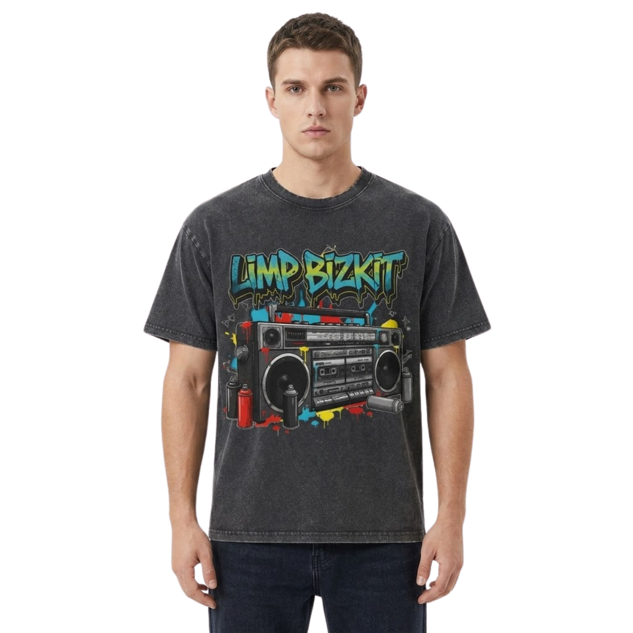 Washed Graffiti HTCT2206 Limp Bizkit T-Shirt 2 - Limp Bizkit Merch 7 - Limp Bizkit Merch