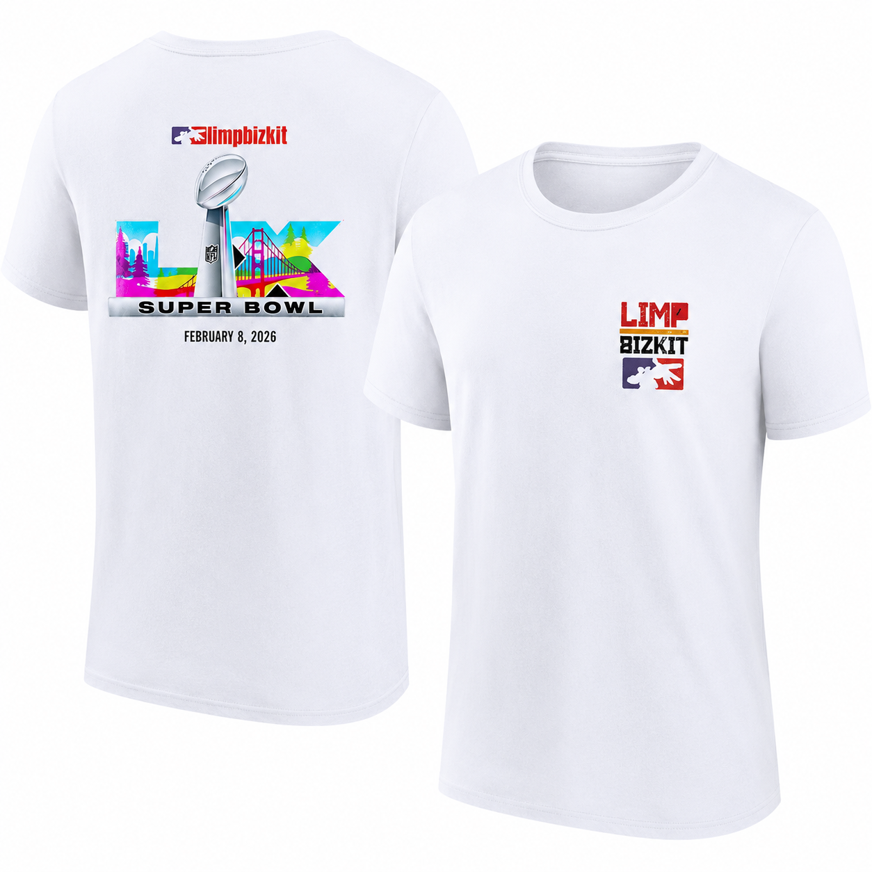 Super Bowl LX Halftime Graphic LA 0206 T-shirt 1 - Limp Bizkit Merch ChatGPT Image Jun 2 2026 11 23 28 AM - Limp Bizkit Merch