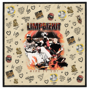Limp Bizkit 'Nu-Metal Relic' Signature Scarf DTNK1307 Bandana