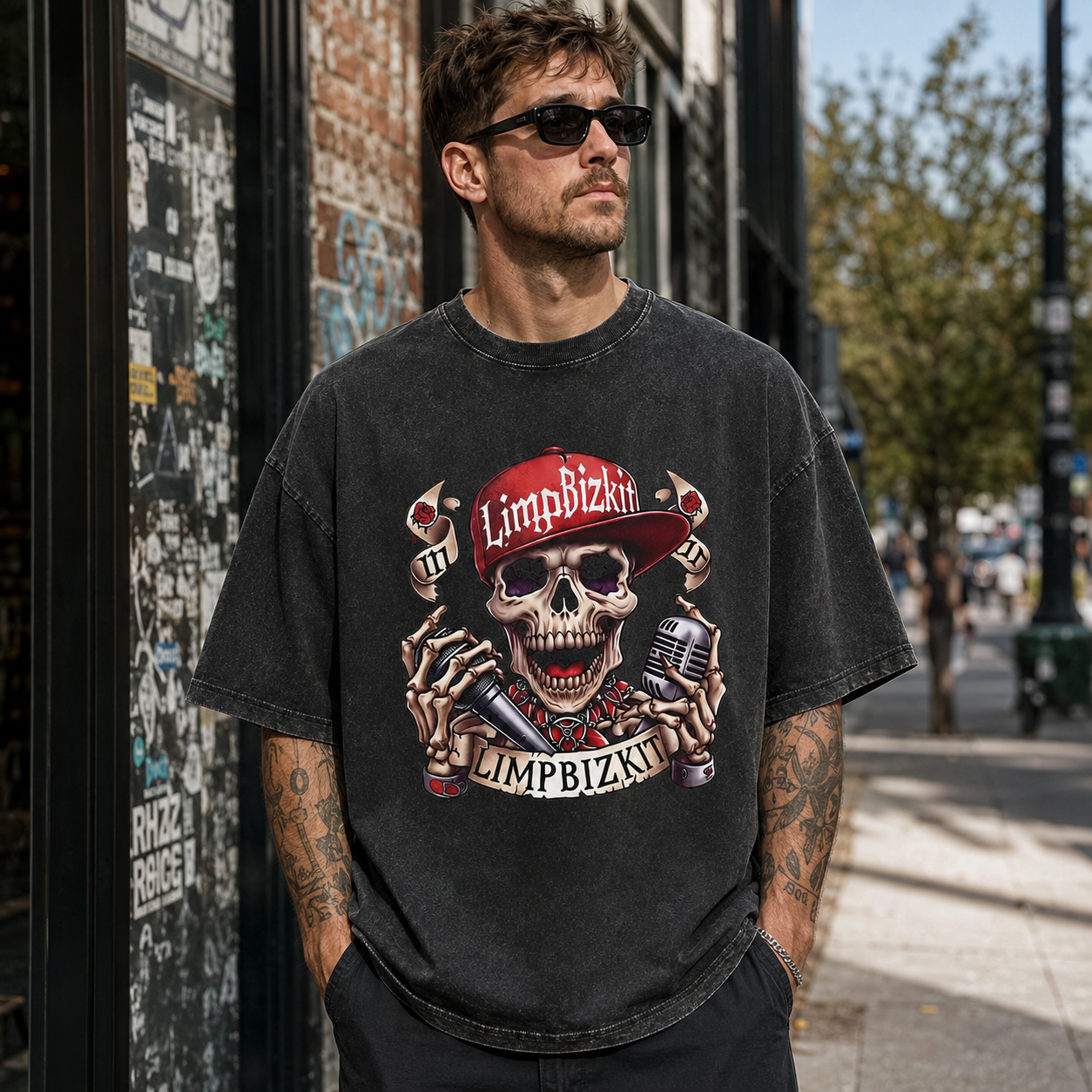 Limp Bizkit Hip Hop Retro Harajuku Rock HTCT0508 Limp Bizkit Washed T-Shirt 2 - Limp Bizkit Merch 5bdcbd3c cc03 4a45 8875 00a37cd8d724 - Limp Bizkit Merch