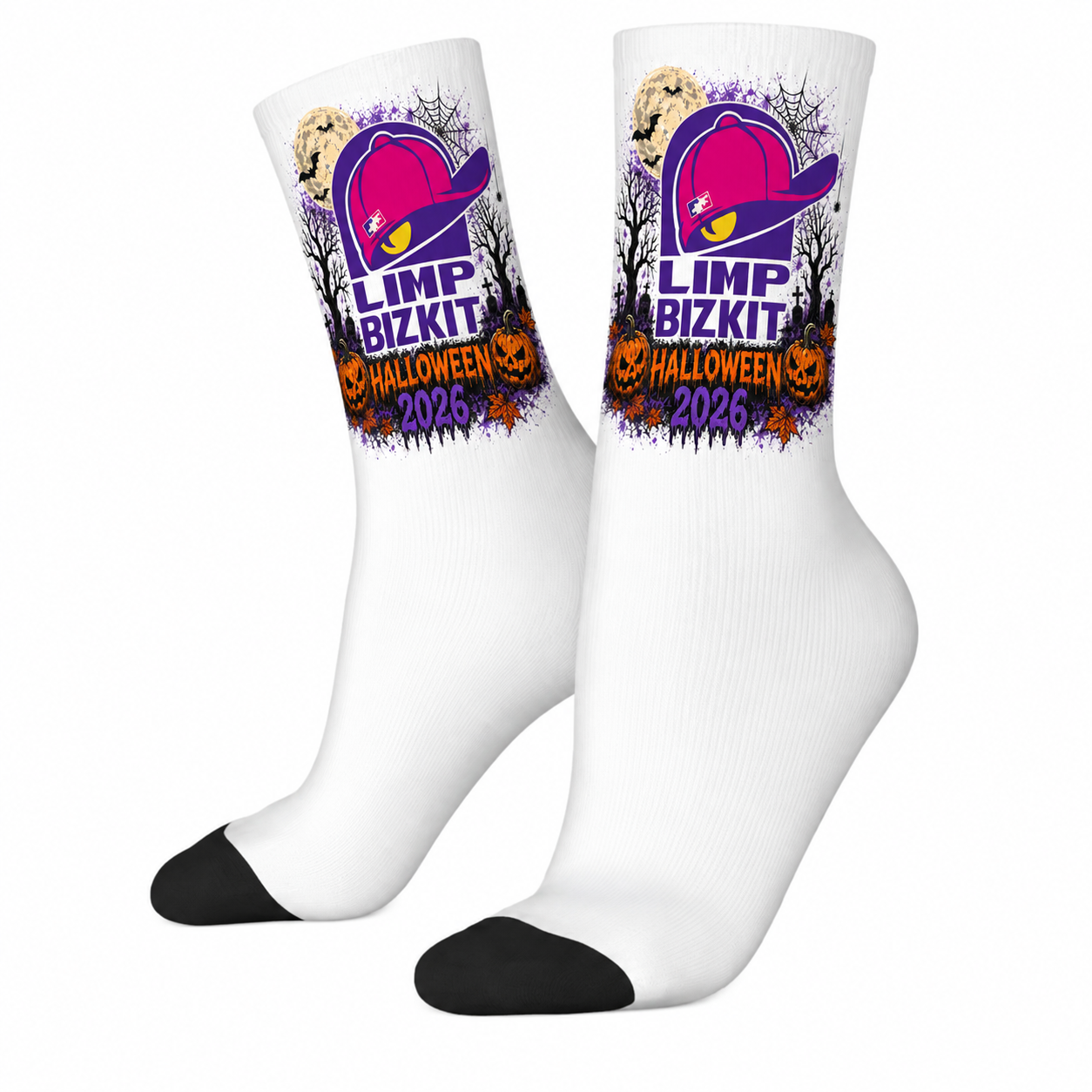 Limpbizkit The Signature Logo Halloween Sock 1 - Limp Bizkit Merch li3 - Limp Bizkit Merch