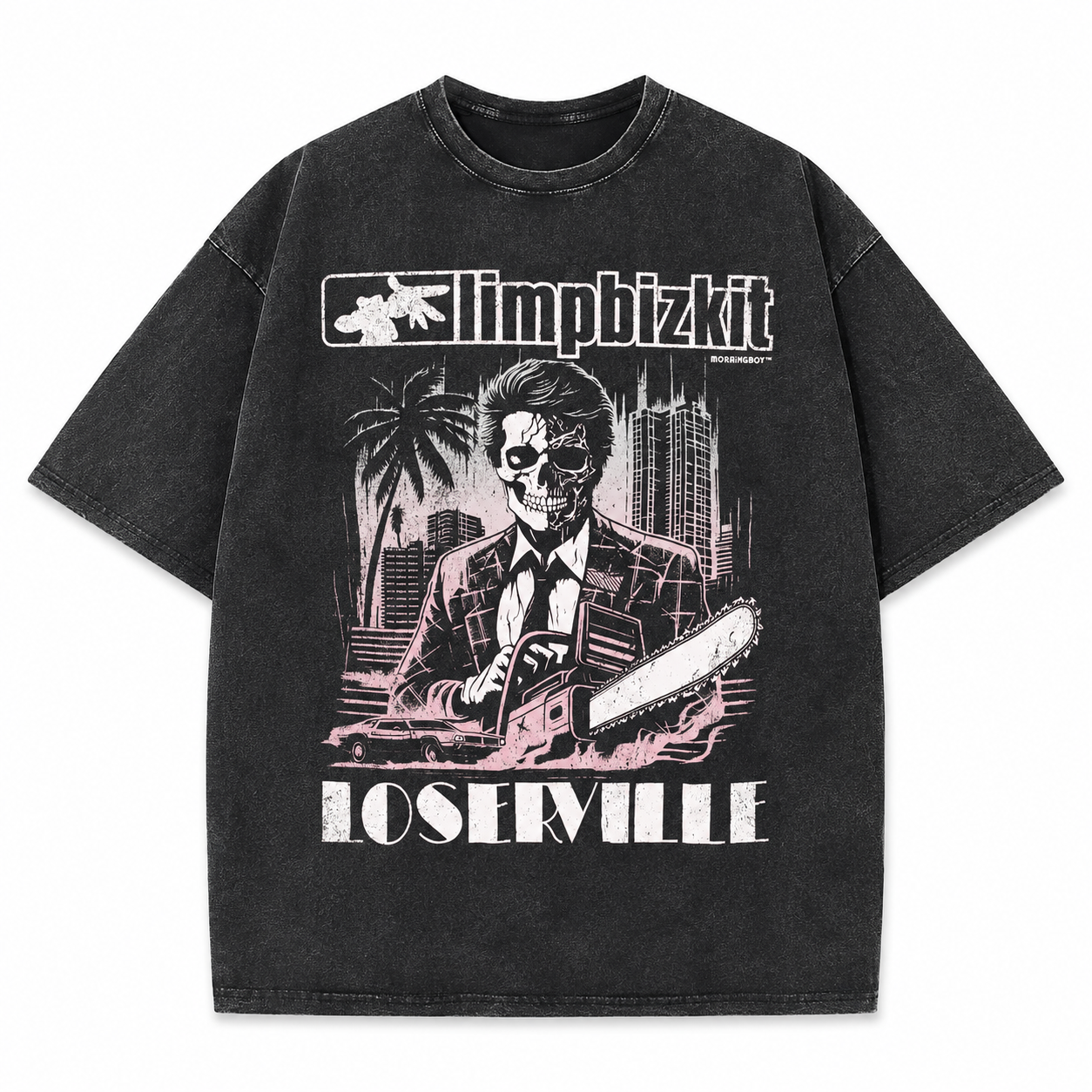 Vintage Graphic T-shirt - Limp Bizkit Loserville Edition Washed T- shirt 1 - Limp Bizkit Merch lim2a - Limp Bizkit Merch