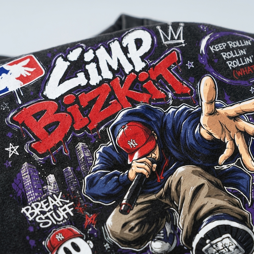 Limp Bizkit Vintage Graphic T-shirt 5 - Limp Bizkit Merch lim4e - Limp Bizkit Merch