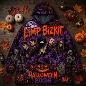 Limpbizkit The Nu-Metal Spooky Season Oodie Blanket Hoodie Adults 7 - Limp Bizkit Merch studio mockup 0 43 - Limp Bizkit Merch