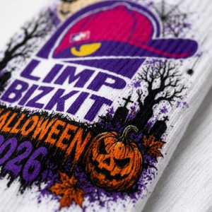 Limpbizkit The Signature Logo Halloween Sock 8 - Limp Bizkit Merch studio mockup 1 2 - Limp Bizkit Merch