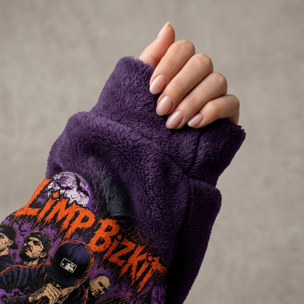 Limpbizkit The Nu-Metal Spooky Season Oodie Blanket Hoodie Adults 4 - Limp Bizkit Merch studio mockup 2 43 - Limp Bizkit Merch