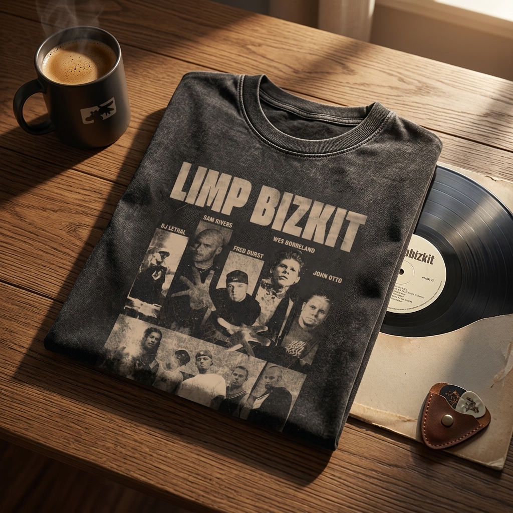 Limp Bizkit Poster DTNK1409 Washed T-Shirt 6 - Limp Bizkit Merch studio mockup 0 40 - Limp Bizkit Merch