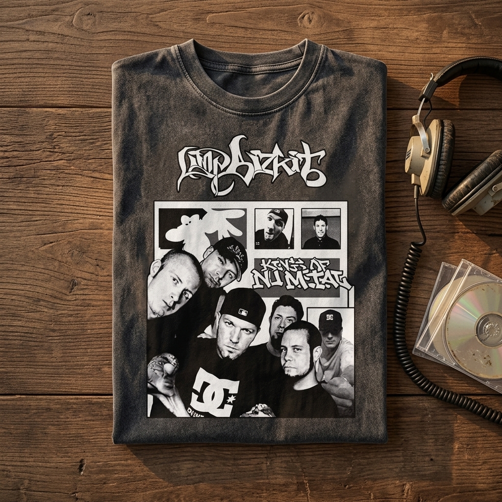 Limpbizkit The Best Memories Washed T-Shirt 7 - Limp Bizkit Merch studio mockup 0 42 - Limp Bizkit Merch