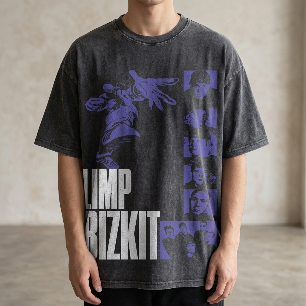 Limpbizkit Band Member DTNK1409 Washed T-Shirt 5 - Limp Bizkit Merch studio mockup 2 38 - Limp Bizkit Merch