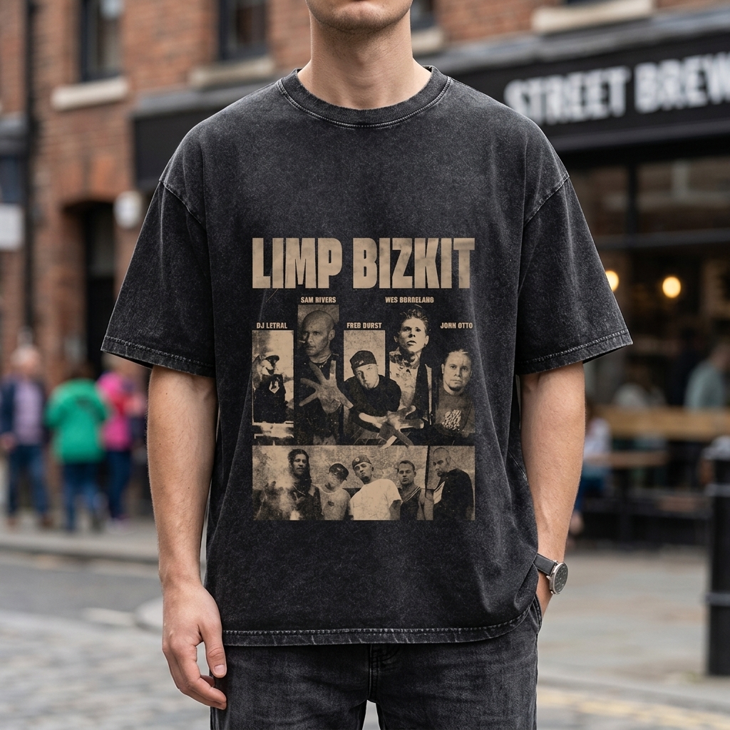 Limp Bizkit Poster DTNK1409 Washed T-Shirt 5 - Limp Bizkit Merch studio mockup 2 40 - Limp Bizkit Merch