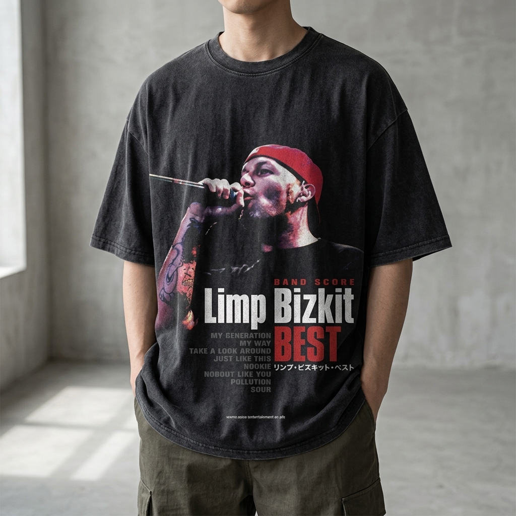 Band Score Best WashedT-Shirt 4 - Limp Bizkit Merch studio mockup 2 41 - Limp Bizkit Merch
