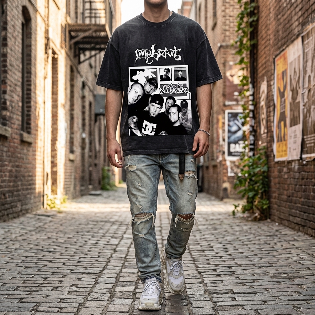 Limpbizkit The Best Memories Washed T-Shirt 6 - Limp Bizkit Merch studio mockup 2 42 - Limp Bizkit Merch