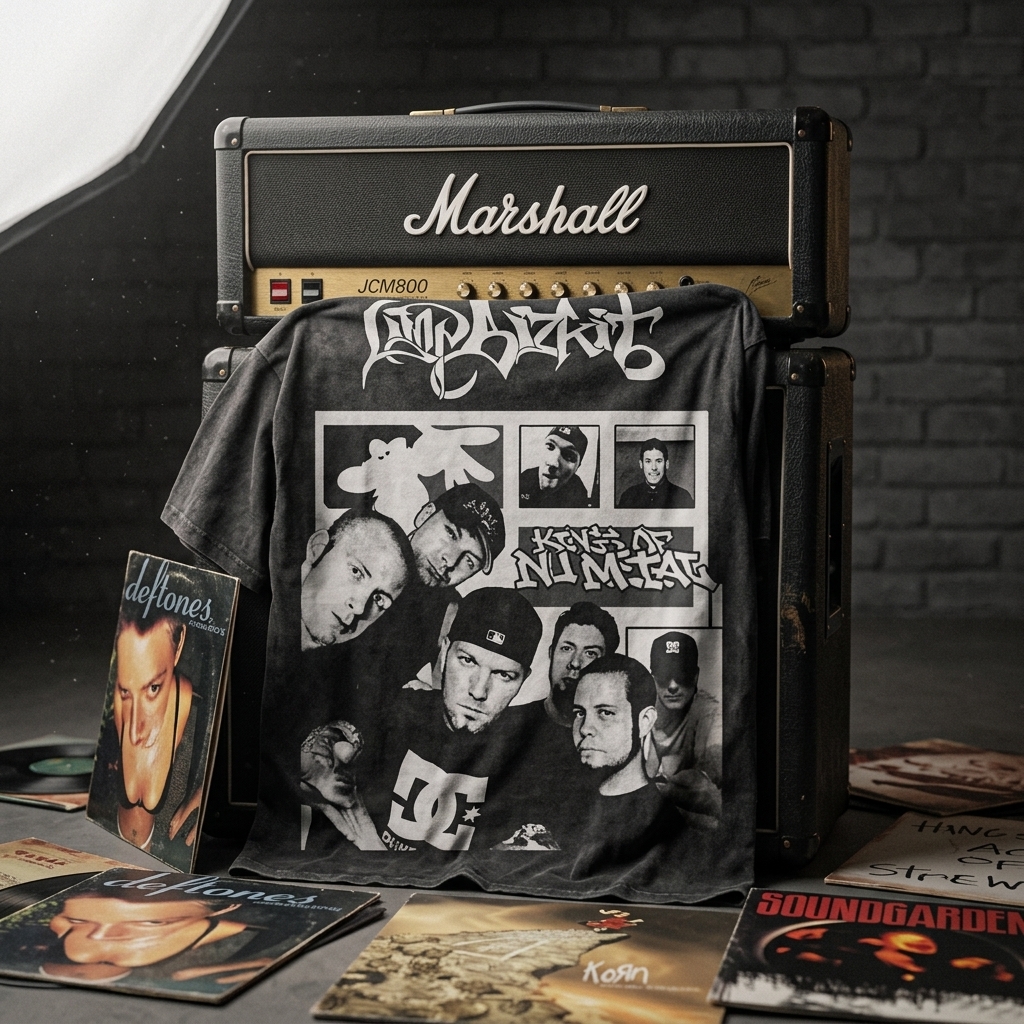 Limpbizkit The Best Memories Washed T-Shirt 4 - Limp Bizkit Merch studio mockup 3 41 - Limp Bizkit Merch