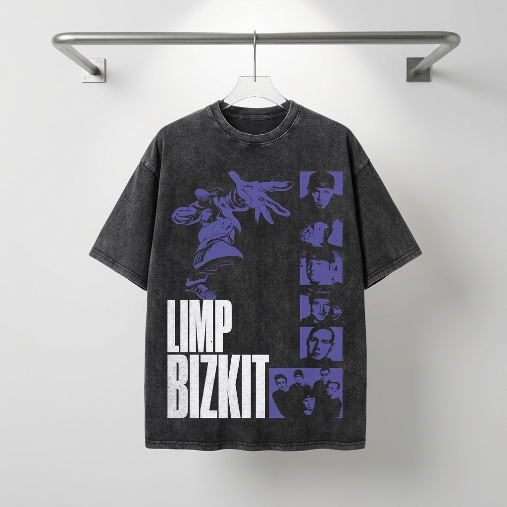Limpbizkit Band Member DTNK1409 Washed T-Shirt 3 - Limp Bizkit Merch studio mockup 5 37 - Limp Bizkit Merch