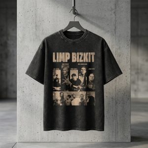 Limp Bizkit Poster DTNK1409 Washed T-Shirt 8 - Limp Bizkit Merch studio mockup 5 39 - Limp Bizkit Merch