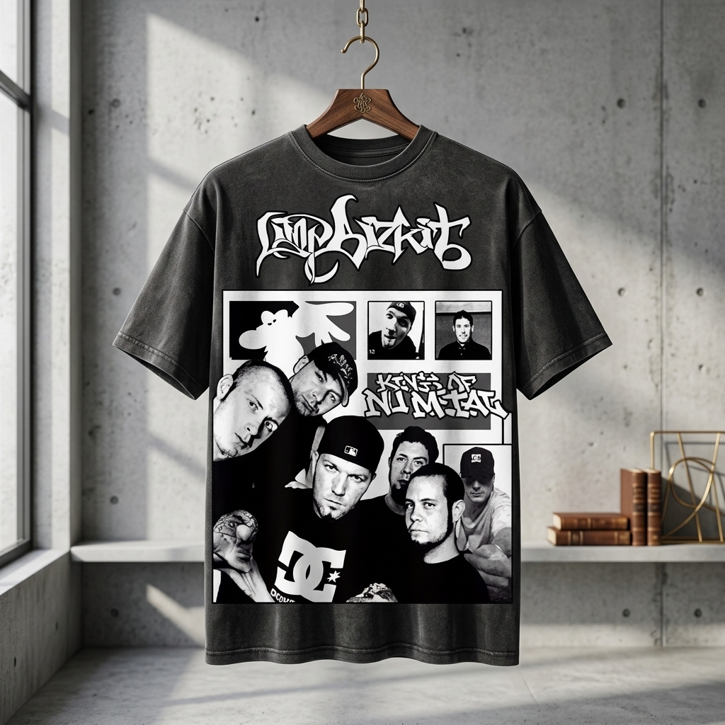 Limpbizkit The Best Memories Washed T-Shirt 3 - Limp Bizkit Merch studio mockup 5 41 - Limp Bizkit Merch
