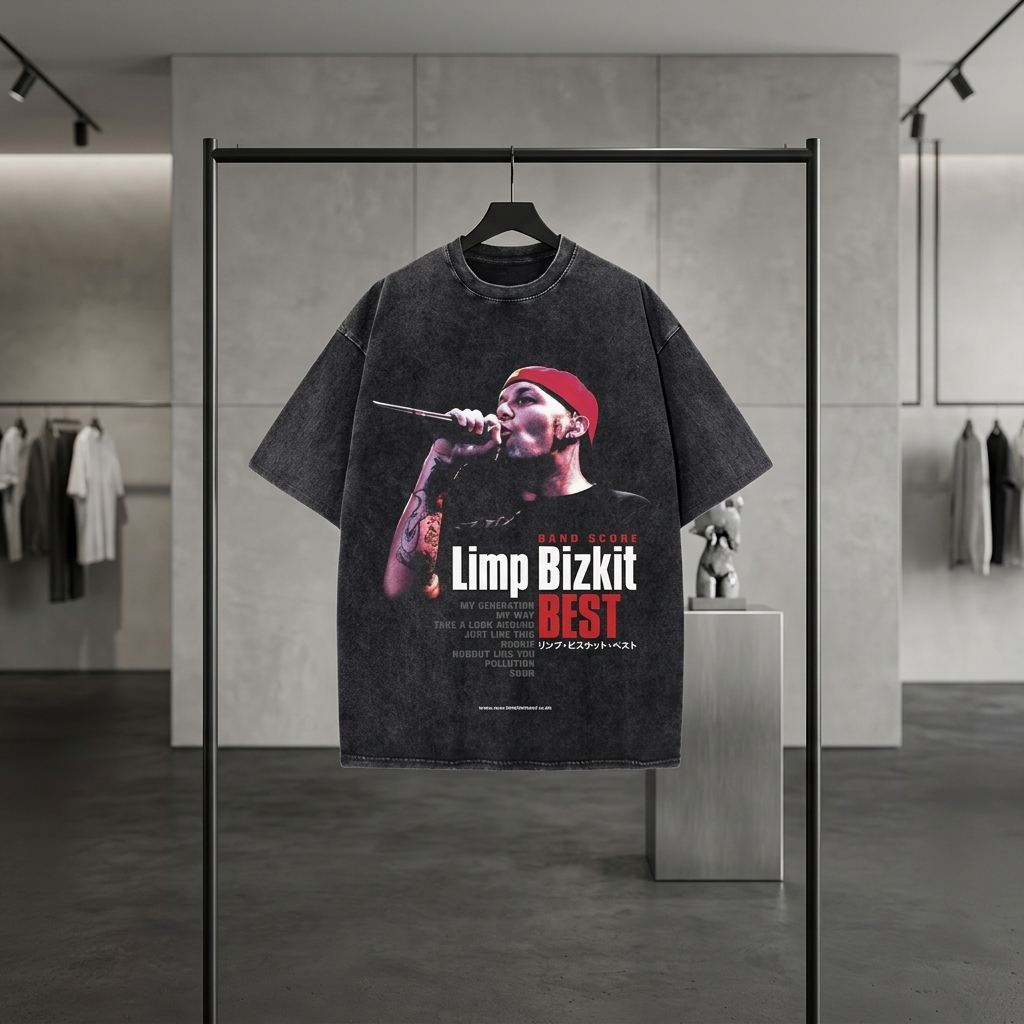 Band Score Best WashedT-Shirt 2 - Limp Bizkit Merch studio mockup 6 39 - Limp Bizkit Merch