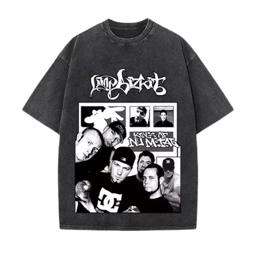 Limpbizkit The Best Memories Washed T-Shirt 1 - Limp Bizkit Merch unus annus 30 - Limp Bizkit Merch
